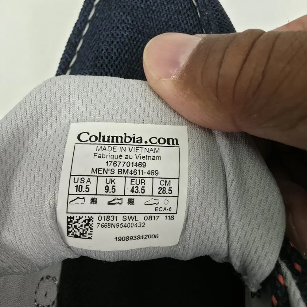 Columbia PFG Delray Mens 10.5 Navy Boat Shoes Lace Up Casual Deck Comfort